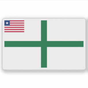 Vlag van Sinoe County, Liberia Sticker