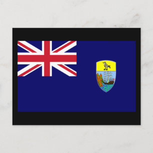 Vlag van Sint-Helena Briefkaart