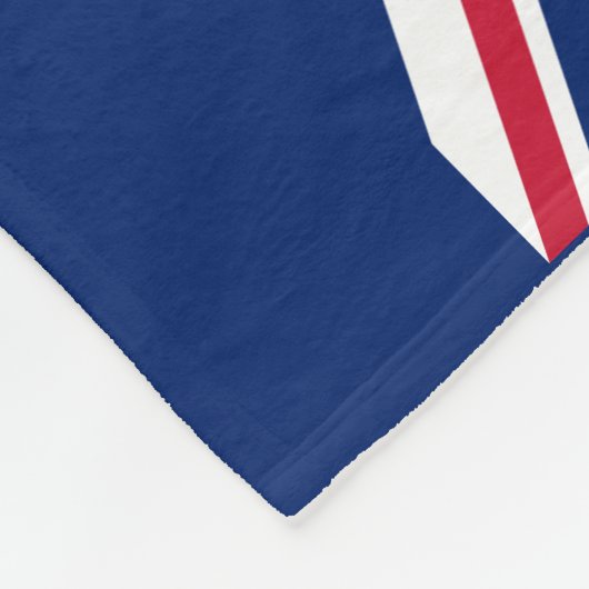 Vlag van Sint-Helena Fleece Deken (Hoek)