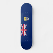 Vlag van Sint-Helena Skateboard (Voorkant)