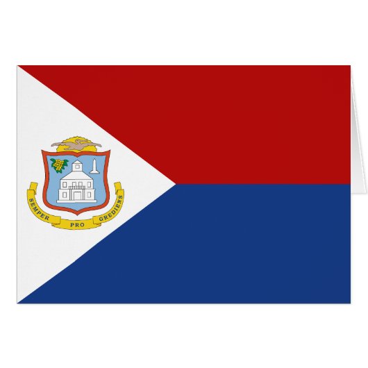 Vlag van Sint Maarten (Voorkant Horizontaal)