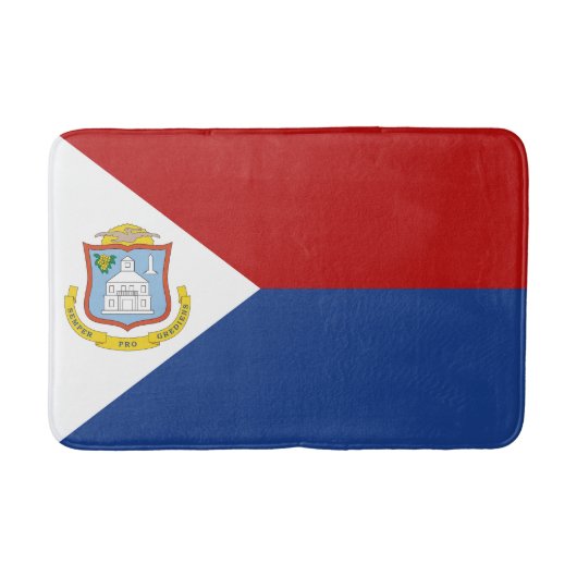 Vlag van Sint Maarten Badmat (Voorkant)