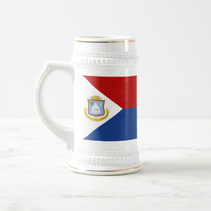 Vlag van Sint-Maarten Bierpul