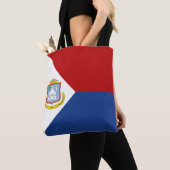 Vlag van Sint-Maarten Draagtas (Dichtbij)