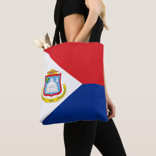 vlag van Sint Maarten Draagtas
