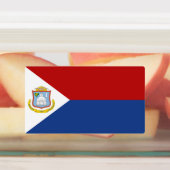 Vlag van Sint Maarten Labels (Aangebracht)