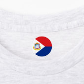 vlag van Sint Maarten Labels (Aangebracht)
