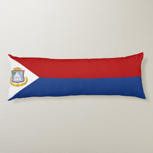 Vlag van Sint Maarten Lichaamskussen (Achterkant)