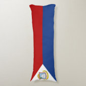 Vlag van Sint Maarten Lichaamskussen (Voorkant Verticaal)