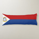 Vlag van Sint Maarten Lichaamskussen (Voorkant)