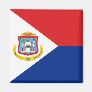 Vlag van Sint Maarten Magneet