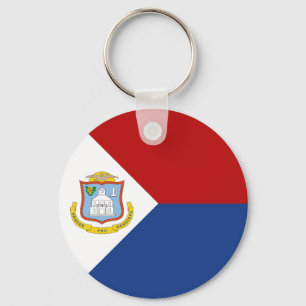 Vlag van Sint-Maarten Sleutelhanger