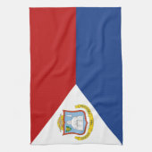 Vlag van Sint-Maarten Theedoek (Verticaal)