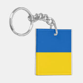 Vlag van Sleutelhanger Oekraïne (Voorkant Links)