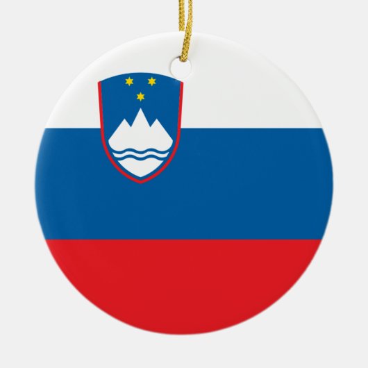 Vlag van Slovenië Ornament (Voorkant)
