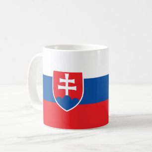 Vlag van Slowakije Koffiemok