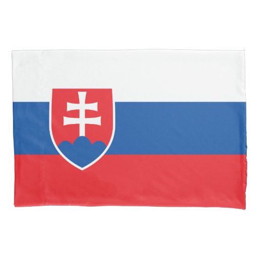 Vlag van Slowakije Kussensloop (Voorkant)