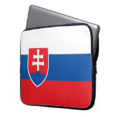 Vlag van Slowakije Laptop Sleeve (Voorkant Links)