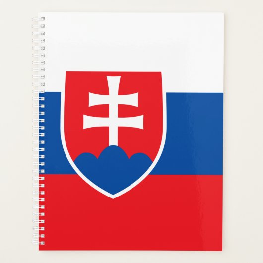 Vlag van Slowakije Planner (Voorkant)