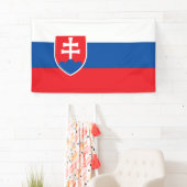 Vlag van Slowakije Spandoek (Insitu)