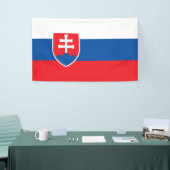 Vlag van Slowakije Spandoek (Beurs)