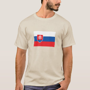 Vlag van Slowakije T-shirt