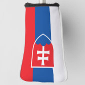 Vlag van Slowakije (verticale variant) Golfheadcover (Draai 90)