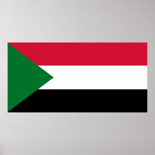 Vlag van Soedan Poster