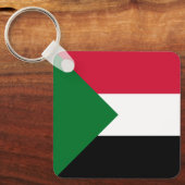 Vlag van Soedan Sleutelhanger (Voorkant)