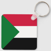Vlag van Soedan Sleutelhanger (Achterkant)