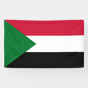 Vlag van Soedan Spandoek