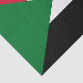 Vlag van Soedan Tissuepapier (Detail)