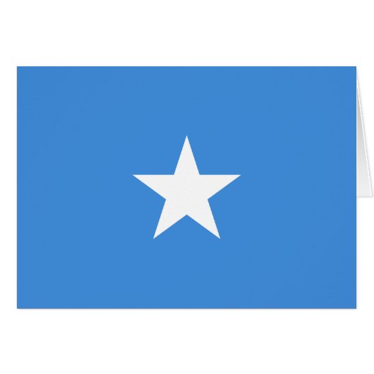 Vlag van Somalië (Voorkant Horizontaal)