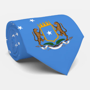 Vlag van Somalië en wapen van Somalië Stropdas