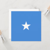 Vlag van Somalië Kaart (Voorkant / Achterkant in situ)