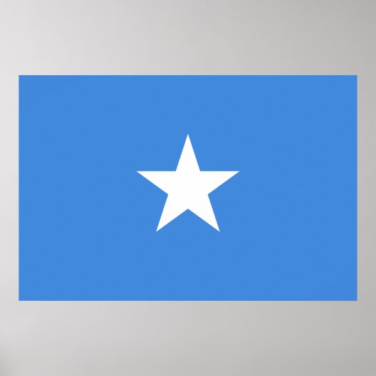 Vlag van Somalië Poster (Voorkant)