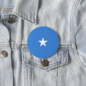 Vlag van Somalië Ronde Button 7,6 Cm (In situ)