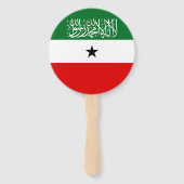 Vlag van Somaliland Handwaaier (Achterkant)