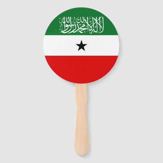 Vlag van Somaliland Handwaaier (Voorkant)