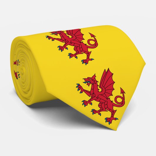 Vlag van Somerset Stropdas (Opgerold)