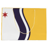 Vlag van South Bend, Indiana Groot Cadeauzakje (Achterkant)