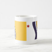 Vlag van South Bend, Indiana Koffiemok (Center)