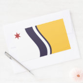 Vlag van South Bend, Indiana Rechthoekige Sticker (Envelop)