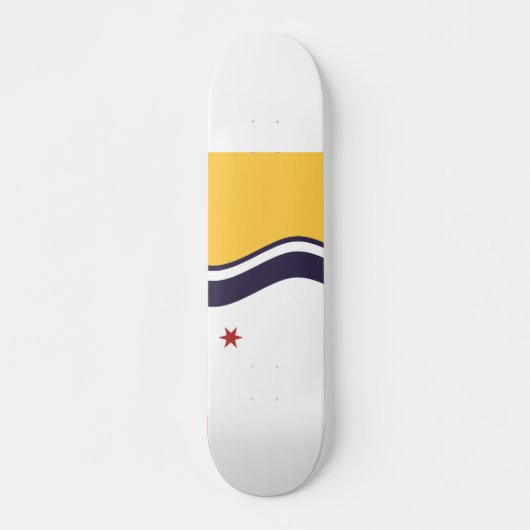 Vlag van South Bend, Indiana Skateboard (Voorkant)