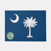vlag van South Carolina Deurmat (Voorkant)