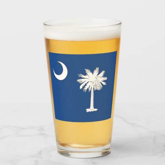 vlag van South Carolina Glas (Voorkant gevuld)