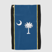 vlag van South Carolina Golfhanddoek (Voorkant)