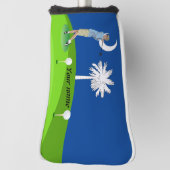 vlag van South Carolina Golfheadcover (Draai 90)