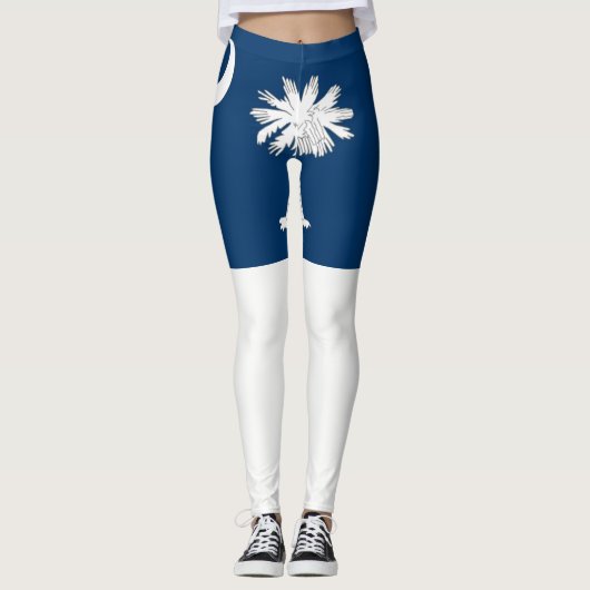 vlag van South Carolina Leggings (Voorkant)