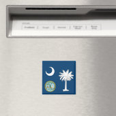 vlag van South Carolina Magneet (Insitu (Vaatwasser))